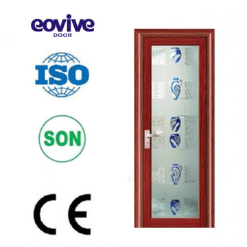 Various styles standard size upvc aluminum alloy frame glass door